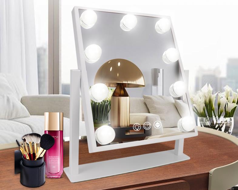 Hollywood makeup mirrors are popular in Europe and America