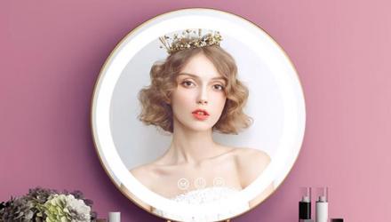 Desktop LED makeup mirror makes you dazzling