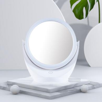 Vanity mirror with light LED Dressing mirror Double sided mirror 5x magnification 360 degree rotation