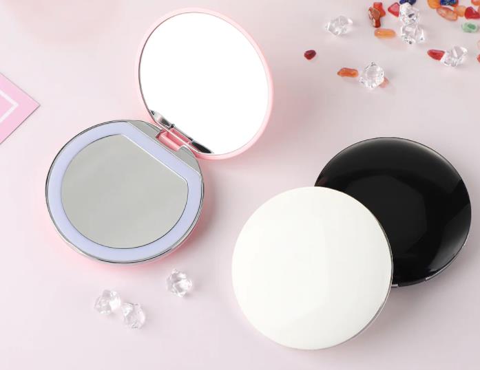 Portable LED makeup mirror
