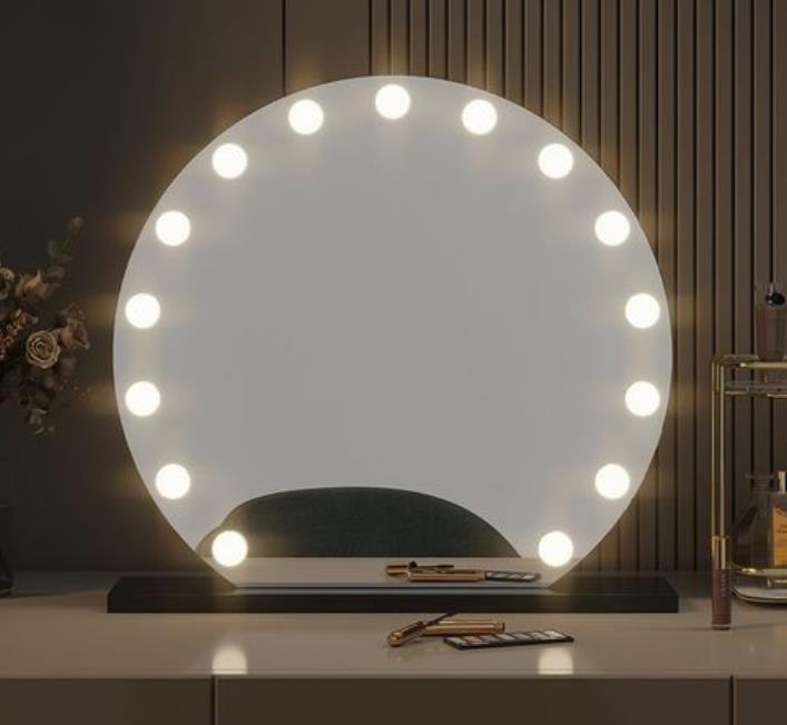 LED desktop makeup mirrors