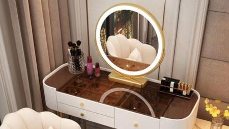 makeup vanity LED lights also add a touch of glamour to any room